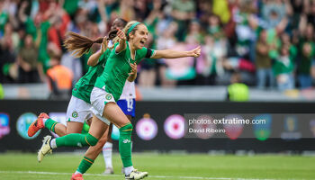 Julie-Anne Russell opened the scoring for Ireland inside three minutes