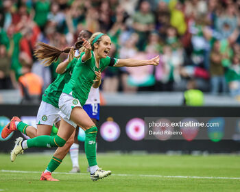 Julie-Anne Russell opened the scoring for Ireland inside three minutes