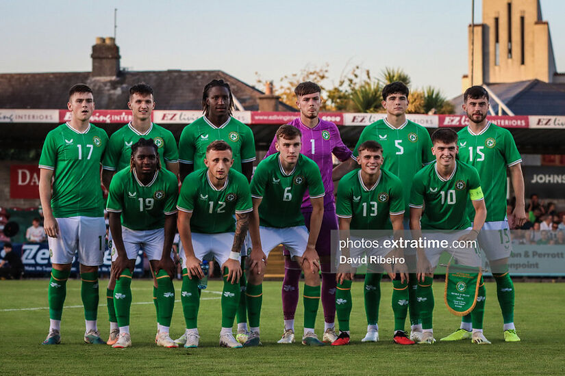 Ireland U21 squad vs Turkey