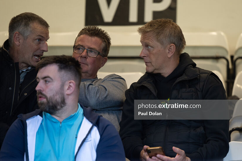 Heimir Hallgrímsson in attendance as Shelbourne face St Joseph's in Tolka Park.