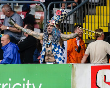 Portsmouth fan at a game