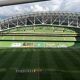 Ireland and Finland line out in their September 2020 Covid-19 behind-closed-doors clash at the Aviva Stadium