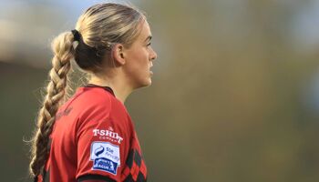Ciara Maher on Bohemians looks on during a 1-0 win over Cork City at Turner's Cross on October 22, 2022.