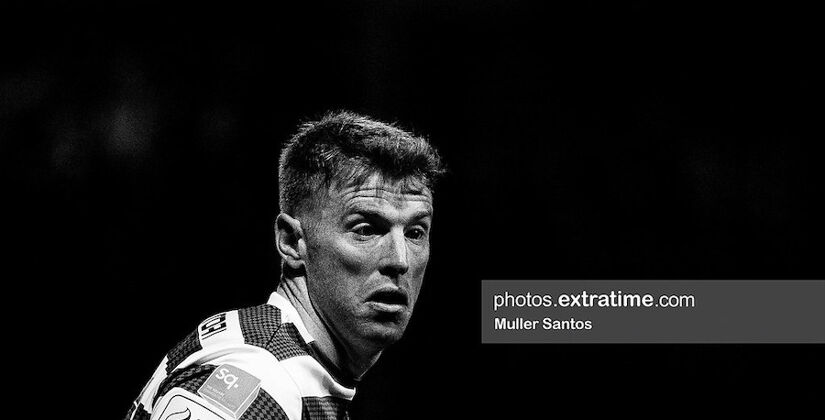 Rory Gaffney grabbed the opening goal for Rovers in Skopje