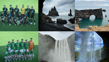 Team lineups and images from a trip to the south coast of Iceland