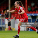 Shelbourne's Jess Gargan celebrates scoring against Peamount United during their 3-2 win in the FAI Cup quarter-final on Saturday, 6 August 2022.