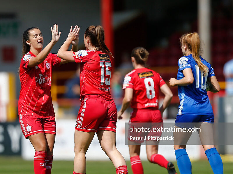 Alex Kavanagh of Shelbourne FC celebrates scoring the opening goal from the penalty spot Alex Kavanagh of Shelbourne FC celebrates scoring the opening goal from the penalty spot