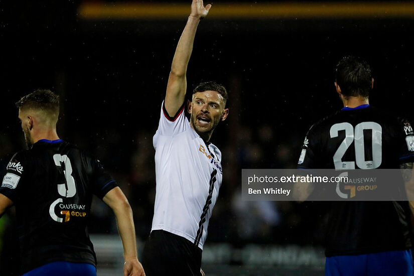 Andy Boyle during Dundalk's 1-0 win over Waterford in October 2021