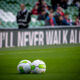 Liverpool's slogan You'll Never Walk Alone displayed at the Aviva Stadium for a benefit game in aid of Seán Cox.