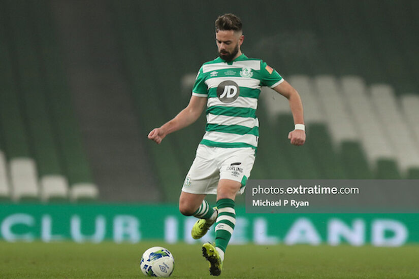 Greg Bolger in action in last Sunday's FAI Cup Final