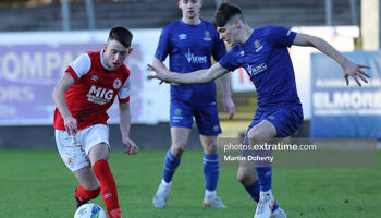 Action from Pats against Waterford at Richmond Park