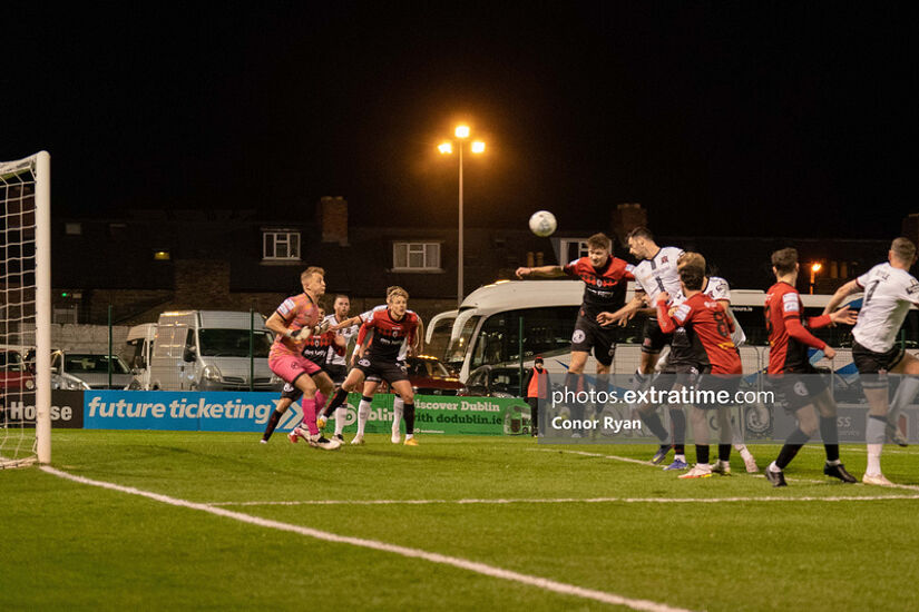 Action from Bohemians 2-2 draw with Dundalk