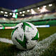 A view of the Kipsta Conference League 2024/25 match ball prior to the UEFA Conference League 2024/25 League Phase MD5 match between Legia Warszawa and FC Lugano in Warsaw in December 2024