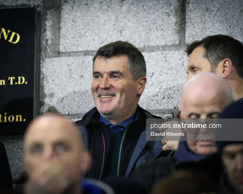Cork, Ireland. 17 February, 2023. Roy Keane at the League of Ireland Premier Divison match between Cork City FC and Bohemians FC at Turner's Cross.