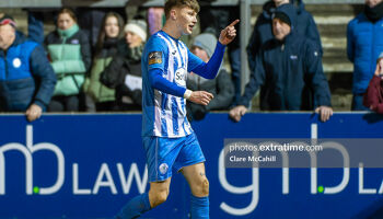 Sean O'Donnell in action for Finn Harps