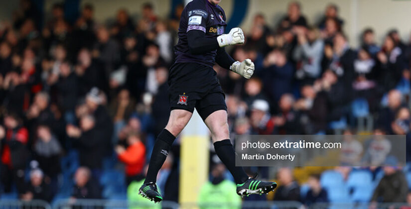 Nathan Shepperd was in top class form at Oriel Park on Friday night