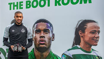 Gavin Bazunu at The Boot Room in Rovers' Academy at their Roadstone base in Kingswood