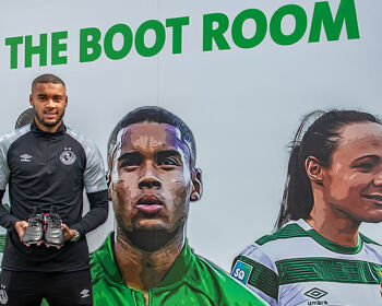 Gavin Bazunu at The Boot Room in Rovers' Academy at their Roadstone base in Kingswood