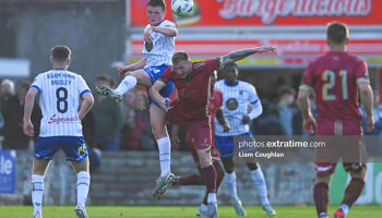 Stephen Walsh in action for Galway United.