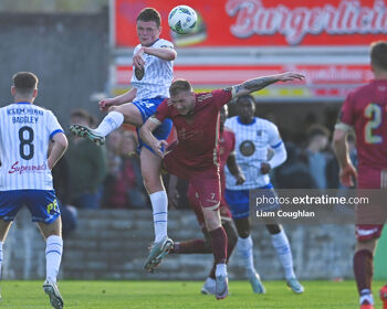 Stephen Walsh in action for Galway United.