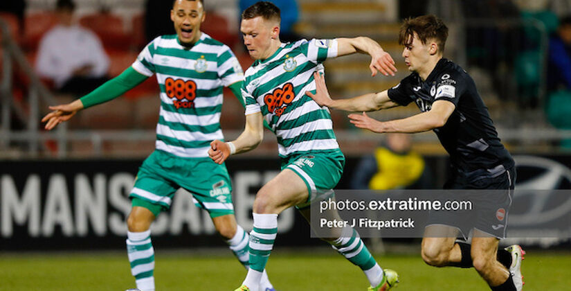 Andy Lyons won the Hoops the second half penalty