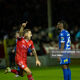 Shelbourne's Liam Burt celebrates his goal against Waterford in Tolka Park on Friday 18th October 2024