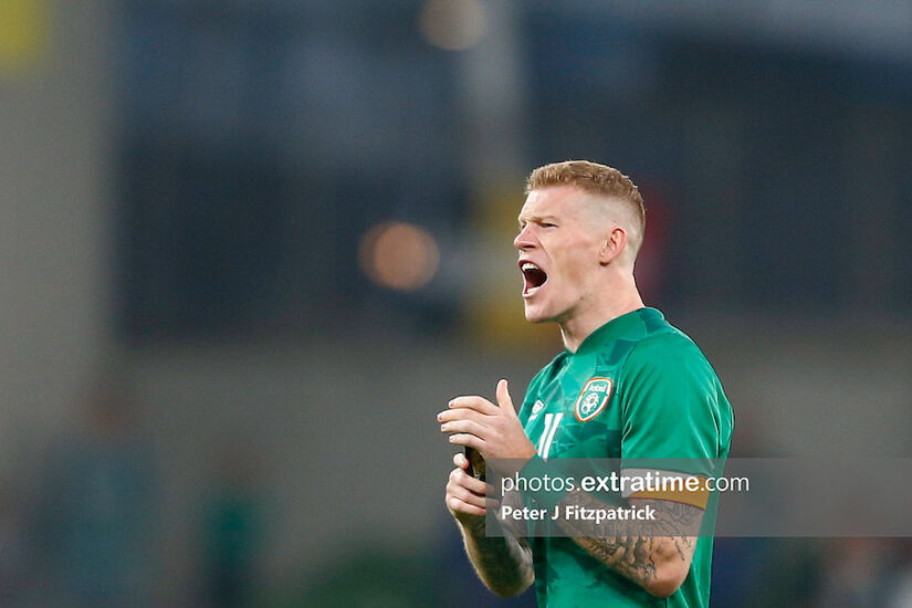James McClean: 'there is a lot of football to be played between now and the end of the campaign.'