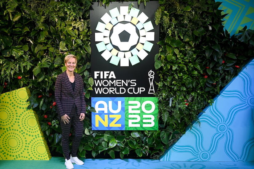 Republic of Ireland manager Vera Pauw before the FIFA Women's World Cup 2023 Final Draw at the Aotea Centre in Auckland