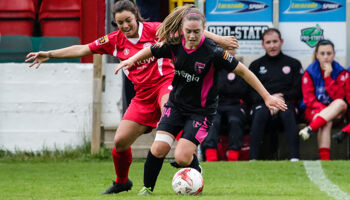 Emma Hansberry in action for Wexford Youths.