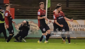 Action from Bohemians 2-2 draw with Dundalk