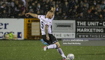 Mark Connolly in action against Derry City earlier this season