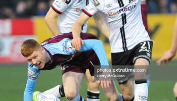 Paul Doyle was an important cog in the Dundalk midfield against Derry City