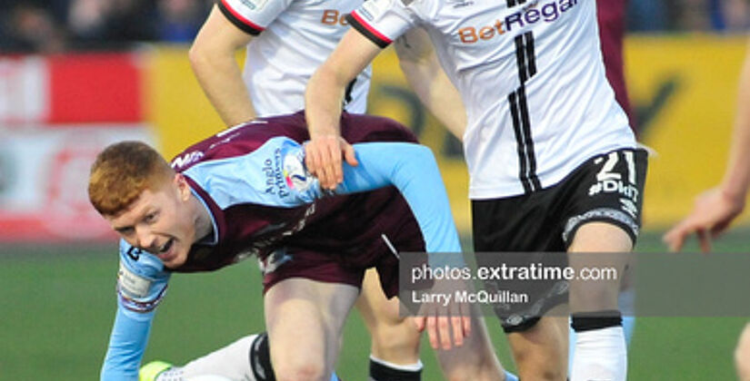 Paul Doyle was an important cog in the Dundalk midfield against Derry City