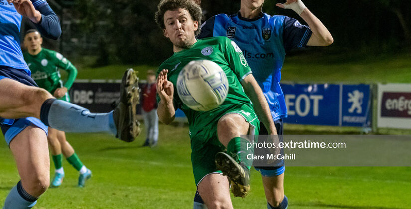 Action from the scoreless draw between UCD and Finn Harps