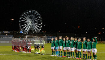 Ireland ahead of kick-off against Georgia in last November's 11-0 win over Georgia in Tallaght