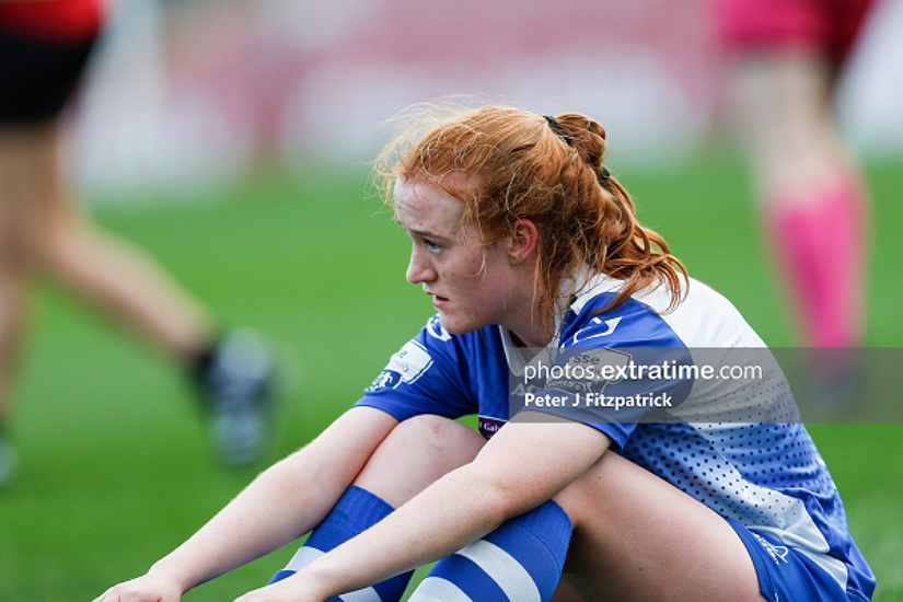 Shauna Brennan after Galway's extra time loss to Bohemians in the first round of the FAI Cup on Saturday, 9 July 2022.
