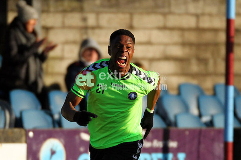 Chiedozie Ogbene in action for Limerick in 2017