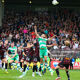 Action from Bohemians' 2-1 home win against Shamrock Rovers in their last league game