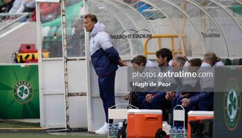 Herve Renard pictured in Tallaght Stadium during France's 3-0 win over Ireland in a friendly in July 2023 ahead of the World Cup