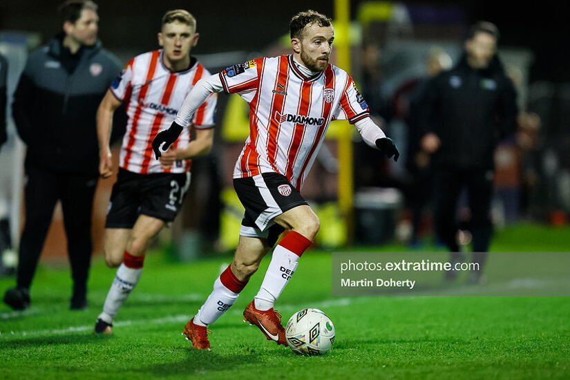 Paul McMullan scored the winner for Derry City