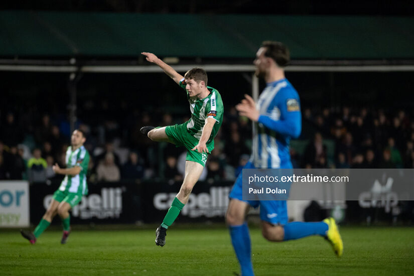 Ben Feeney in action for Bray Wanderers