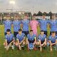 The UCD team starting XI against Stjarnan pose for a team photo before their Youth League first leg at the UCD Bowl