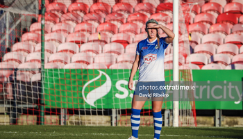 Savannah McCarthy during Galway WFC's 3-0 win over Cork City at Turner's Cross on Saturday, 5 March 2022.