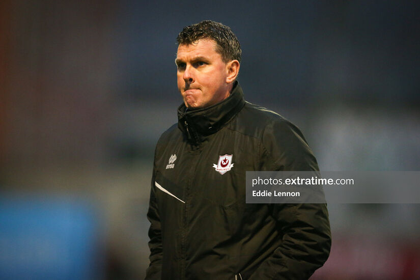 Drogheda United manager Kevin Doherty