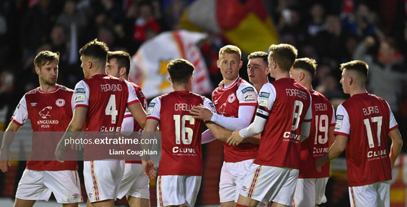 A brace from Eoin Doyle was enough for St Pat's to defeat Finn Harps on Friday night