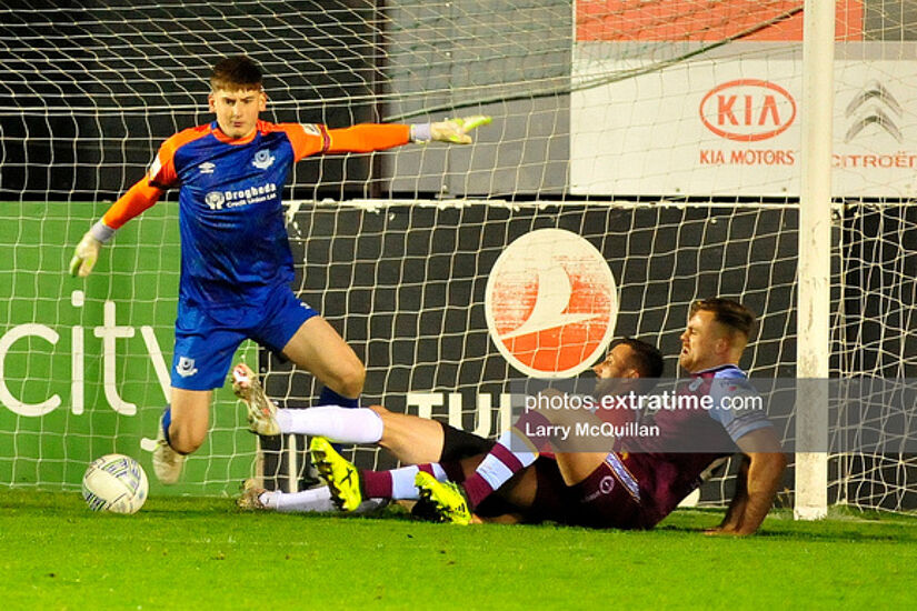 Sam Long was in inspired form as Drogheda United drew with Derry City on Monday night