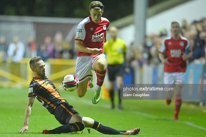 Matty Smith skips clear against Dundalk on Friday