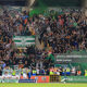 Shamrock Rovers celebrate a goal in their 3-0 win over Bohs last September