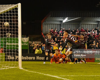 Action from the opening game of 2024 between Bohemians and Sligo Rovers