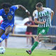 Thomas Oluwa (left) in action for Waterford against Bray Wanderers in June